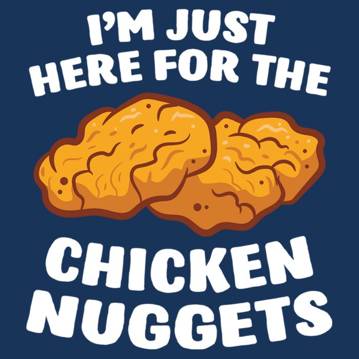 Chicken Nuggets Lover Im Just Here For The Chicken Nuggets 16 in Basic Backpack