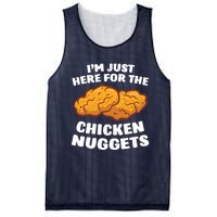 Chicken Nuggets Lover Im Just Here For The Chicken Nuggets Mesh Reversible Basketball Jersey Tank