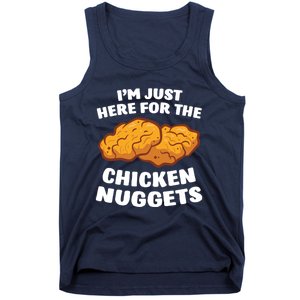 Chicken Nuggets Lover Im Just Here For The Chicken Nuggets Tank Top