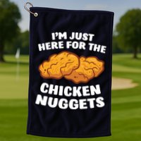 Chicken Nuggets Lover Im Just Here For The Chicken Nuggets Golf Towel