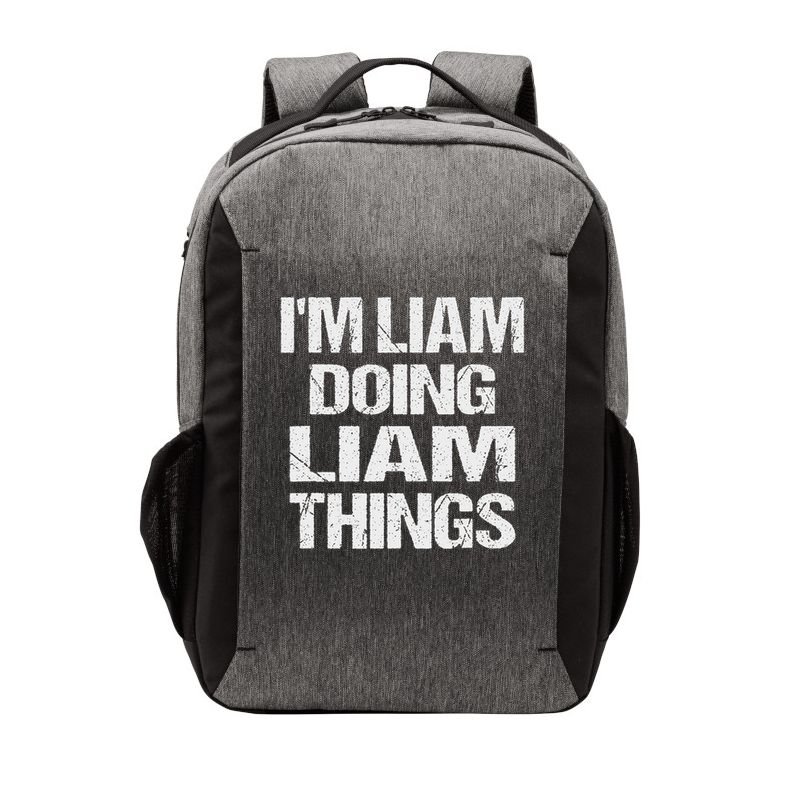 Creative Names Liam I'm Liam Doing Liam Things Fun Personalized First Name Vector Backpack