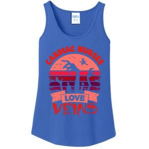 Cardiac Nurses Love Veins Halloween Funny Gift Vampire Nurse Gift Ladies Essential Tank