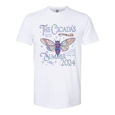 Cicada Nature Lover The Cicadas Reunion Summer 2024 Softstyle® CVC T-Shirt