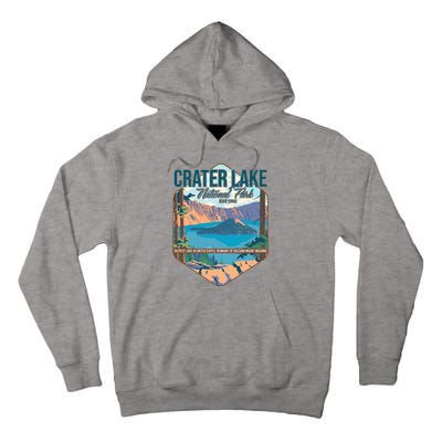 Camper Nature Lover Camping Hiking Crater Lake National Park Tall Hoodie