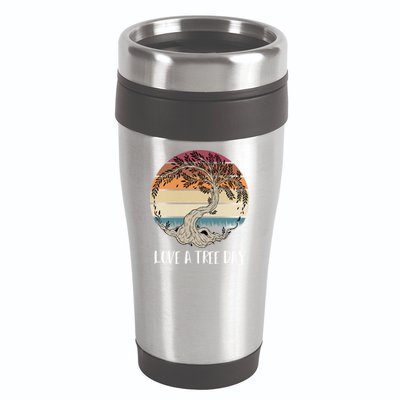 Celebrate National Love A Tree Day May 16 Great Gift 16oz Travel Tumbler