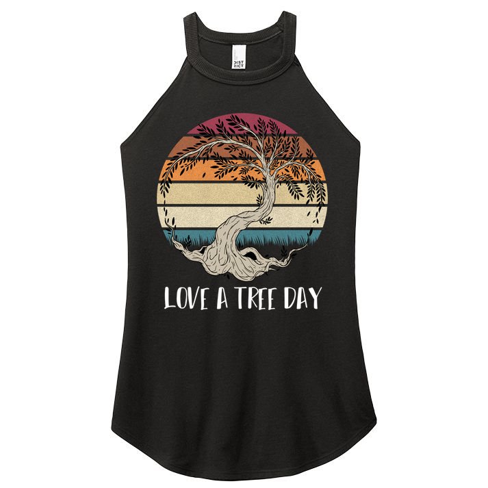 Celebrate National Love A Tree Day May 16 Great Gift Women's Perfect Tri Rocker Tank