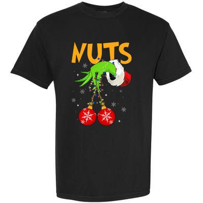 Chest Nuts Matching Chestnuts Christmas Snow Couples Garment-Dyed Heavyweight T-Shirt