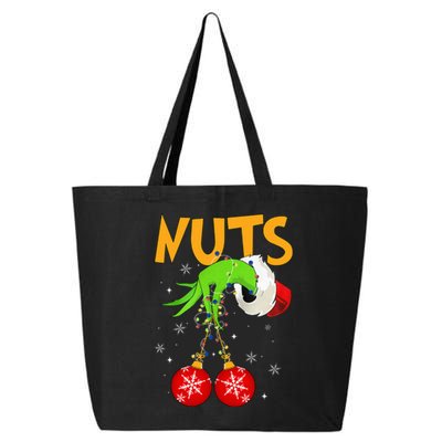 Chest Nuts Matching Chestnuts Christmas Snow Couples 25L Jumbo Tote