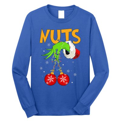 Chest Nuts Matching Chestnuts Christmas Snow Couples Long Sleeve Shirt