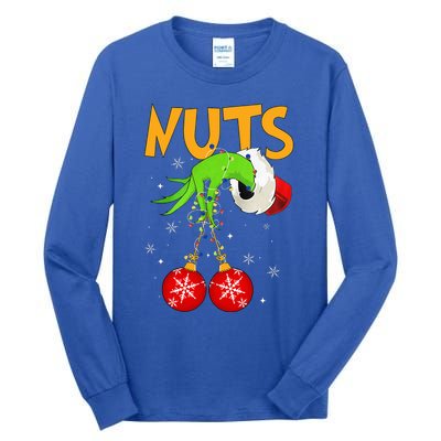 Chest Nuts Matching Chestnuts Christmas Snow Couples Tall Long Sleeve T-Shirt