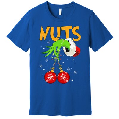 Chest Nuts Matching Chestnuts Christmas Snow Couples Premium T-Shirt