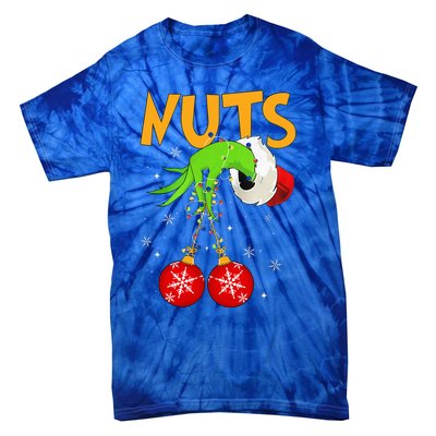 Chest Nuts Matching Chestnuts Christmas Snow Couples Tie-Dye T-Shirt