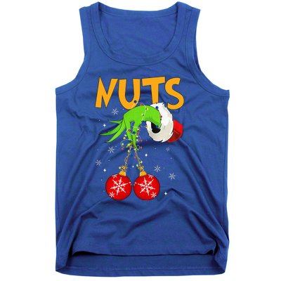 Chest Nuts Matching Chestnuts Christmas Snow Couples Tank Top