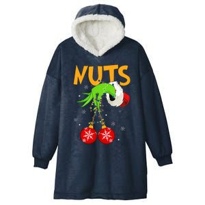 Chest Nuts Matching Chestnuts Christmas Snow Couples Hooded Wearable Blanket