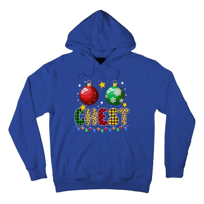 Chest Nuts Matching Chestnuts Funny Christmas Couples Chest Gift Hoodie