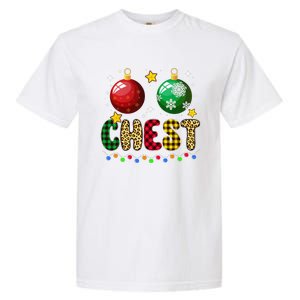 Chest Nuts Matching Chestnuts Funny Christmas Couples Chest Gift Garment-Dyed Heavyweight T-Shirt