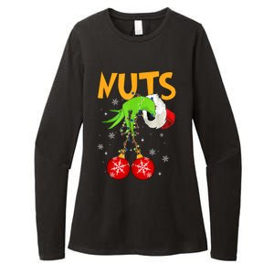 Chest Nuts Matching Chestnuts Christmas Snow Couples Womens CVC Long Sleeve Shirt