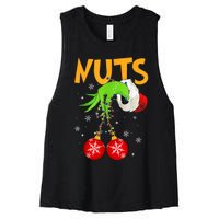 Chest Nuts Matching Chestnuts Christmas Snow Couples Women's Racerback Cropped Tank