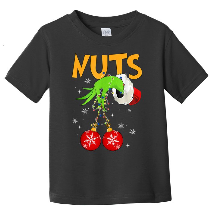 Chest Nuts Matching Chestnuts Christmas Snow Couples Toddler T-Shirt