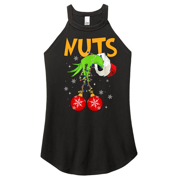 Chest Nuts Matching Chestnuts Christmas Snow Couples Women's Perfect Tri Rocker Tank