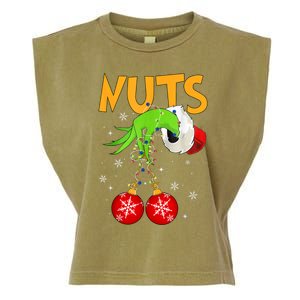 Chest Nuts Matching Chestnuts Christmas Snow Couples Garment-Dyed Women's Muscle Tee