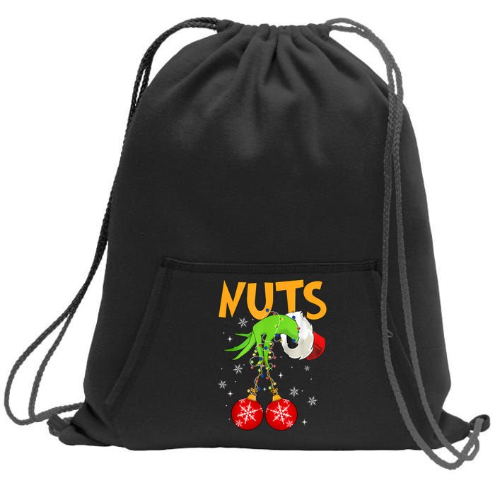 Chest Nuts Matching Chestnuts Christmas Snow Couples Sweatshirt Cinch Pack Bag