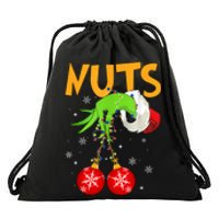 Chest Nuts Matching Chestnuts Christmas Snow Couples Drawstring Bag