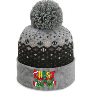 Chest Nuts Matching Chestnuts Funny Christmas Couples Nuts The Baniff Cuffed Pom Beanie