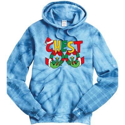 Chest Nuts Matching Chestnuts Funny Christmas Couples Nuts Tie Dye Hoodie