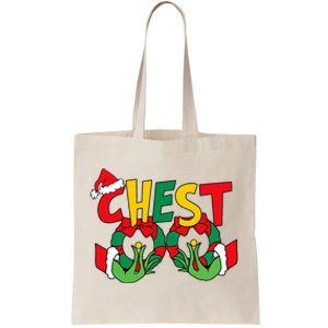 Chest Nuts Matching Chestnuts Funny Christmas Couples Nuts Tote Bag