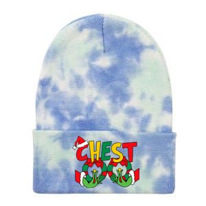 Chest Nuts Matching Chestnuts Funny Christmas Couples Nuts Tie Dye 12in Knit Beanie