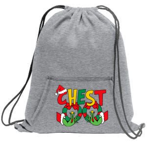 Chest Nuts Matching Chestnuts Funny Christmas Couples Nuts Sweatshirt Cinch Pack Bag