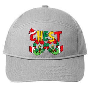 Chest Nuts Matching Chestnuts Funny Christmas Couples Nuts 7-Panel Snapback Hat