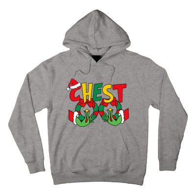 Chest Nuts Matching Chestnuts Funny Christmas Couples Nuts Tall Hoodie