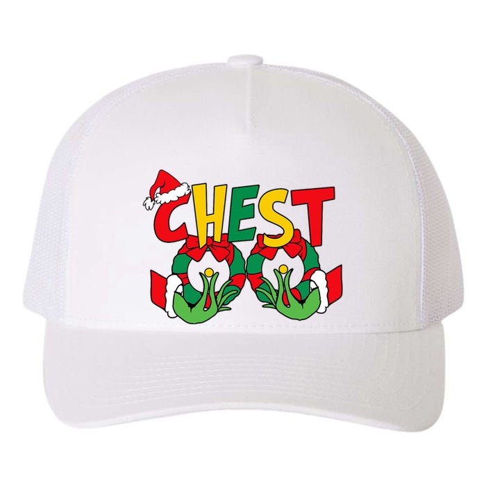 Chest Nuts Matching Chestnuts Funny Christmas Couples Nuts Yupoong Adult 5-Panel Trucker Hat