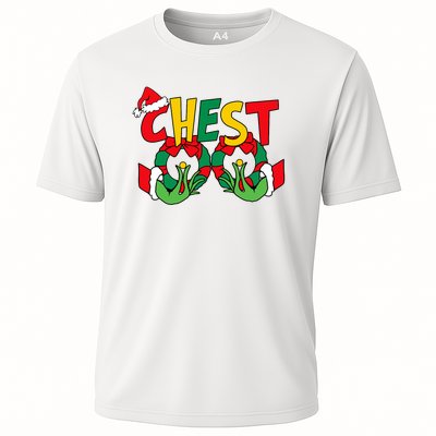 Chest Nuts Matching Chestnuts Funny Christmas Couples Nuts Cooling Performance Crew T-Shirt