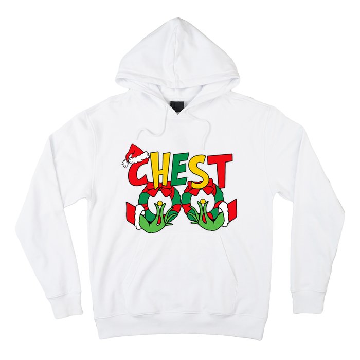 Chest Nuts Matching Chestnuts Funny Christmas Couples Nuts Hoodie