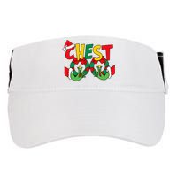 Chest Nuts Matching Chestnuts Funny Christmas Couples Nuts Adult Drive Performance Visor