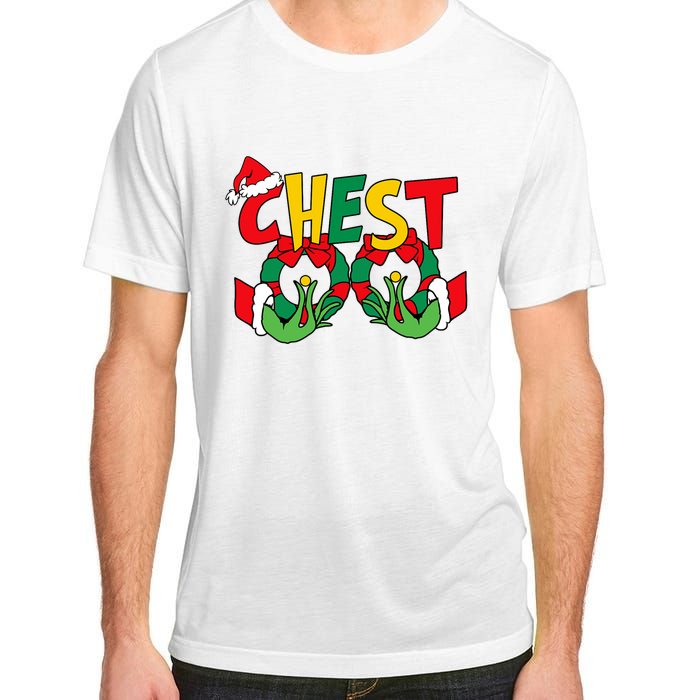 Chest Nuts Matching Chestnuts Funny Christmas Couples Nuts Adult ChromaSoft Performance T-Shirt