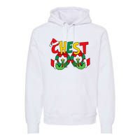 Chest Nuts Matching Chestnuts Funny Christmas Couples Nuts Premium Hoodie