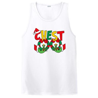 Chest Nuts Matching Chestnuts Funny Christmas Couples Nuts PosiCharge Competitor Tank