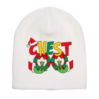 Chest Nuts Matching Chestnuts Funny Christmas Couples Nuts Short Acrylic Beanie