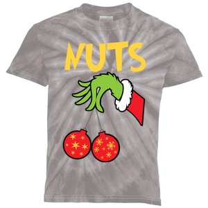 Chest Nuts Matching Chestnuts Funny Christmas Couples Nuts Kids Tie-Dye T-Shirt