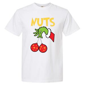 Chest Nuts Matching Chestnuts Funny Christmas Couples Nuts Garment-Dyed Heavyweight T-Shirt