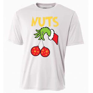 Chest Nuts Matching Chestnuts Funny Christmas Couples Nuts Cooling Performance Crew T-Shirt