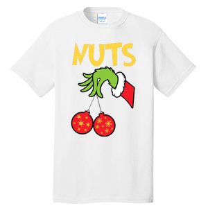 Chest Nuts Matching Chestnuts Funny Christmas Couples Nuts Tall T-Shirt