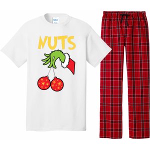 Chest Nuts Matching Chestnuts Funny Christmas Couples Nuts Pajama Set