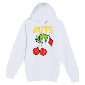 Chest Nuts Matching Chestnuts Funny Christmas Couples Nuts Premium Pullover Hoodie