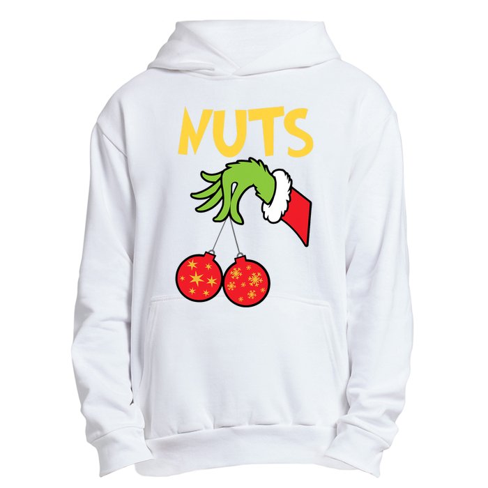 Chest Nuts Matching Chestnuts Funny Christmas Couples Nuts Urban Pullover Hoodie