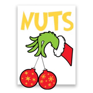 Chest Nuts Matching Chestnuts Funny Christmas Couples Nuts Poster